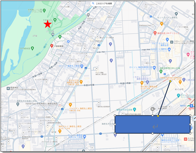 googlemapに駅名入力の準備2