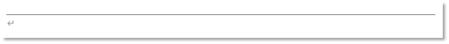 wordでいっきに線を引くワザ
実線（細）になります
