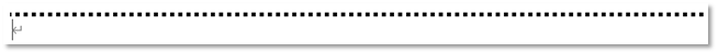 wordでいっきに線を引くワザ
アスタリスクを3個書いてEnterで点線になる